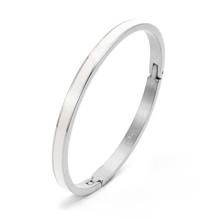 BG301WW B.Tiff "The Hamptons" White Enamel Stainless Steel B for wholesale by B.Tiff