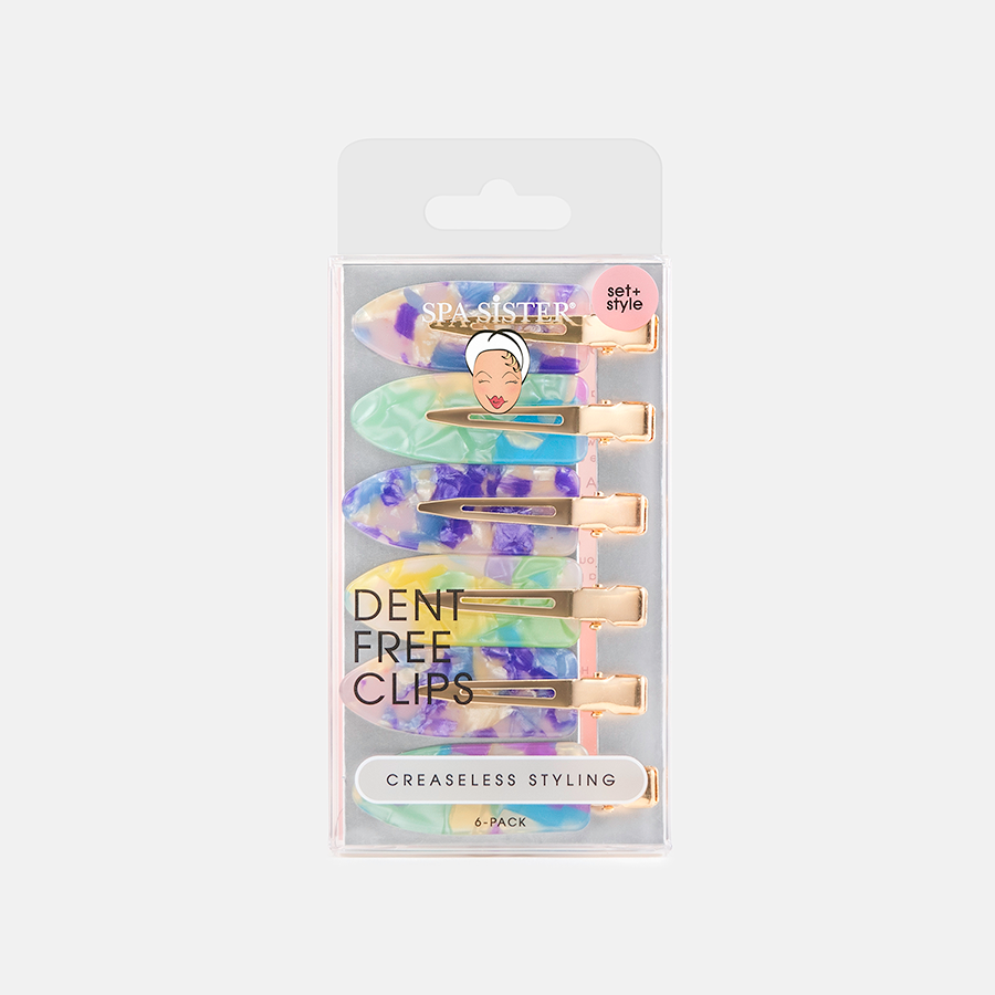 Bath Accessories Company – Großhandel Haarclip – Damen – Faltenfreie Haarclips, 6 Stück5