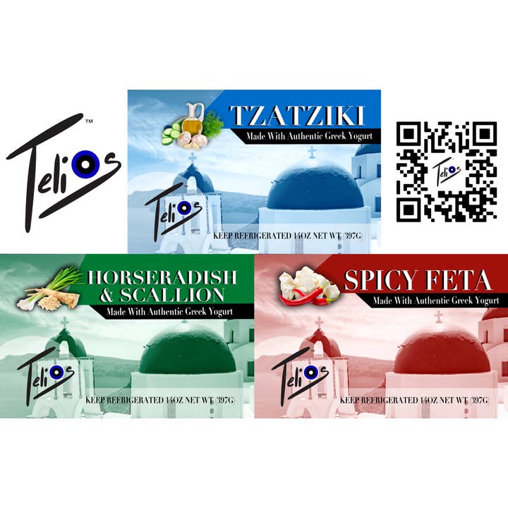Telios Greek Kitchen - Wholesale Dip - Telios Trio