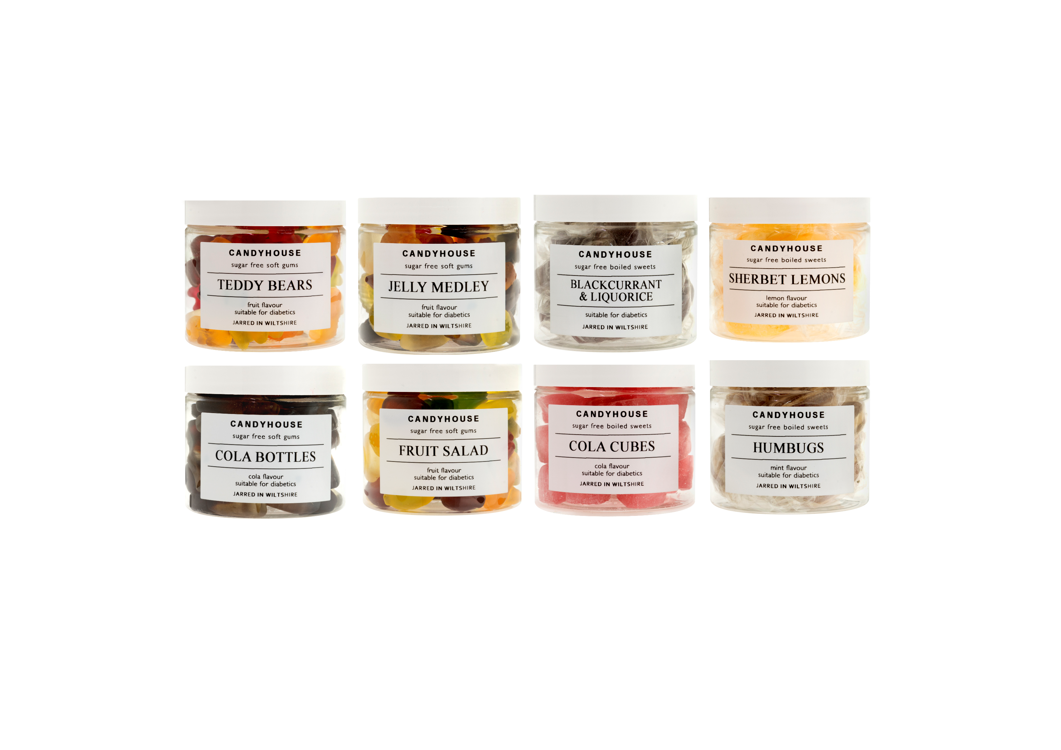 Candyhouse Ltd - Venta al por mayor Gominolas - Botellas de cola sin azúcar, tarro corto1