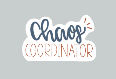 Ellie Jade Co - Wholesale Sticker - Chaos Coordinator Sticker1