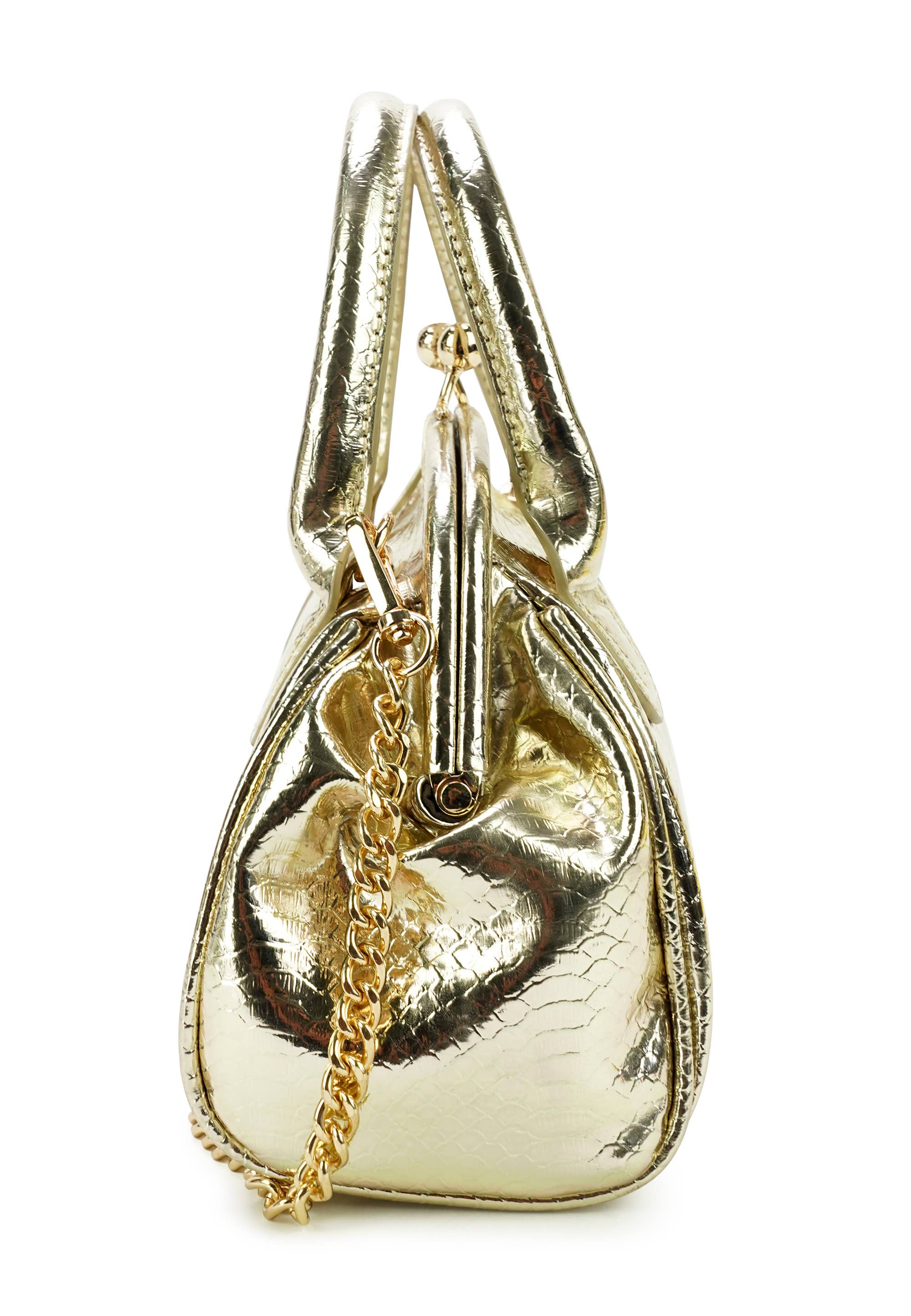 HJS - Wholesale Shoulder Bag - Women's - 'MARIPOSA' Crossbody Bag - Small Size with Snake Print20