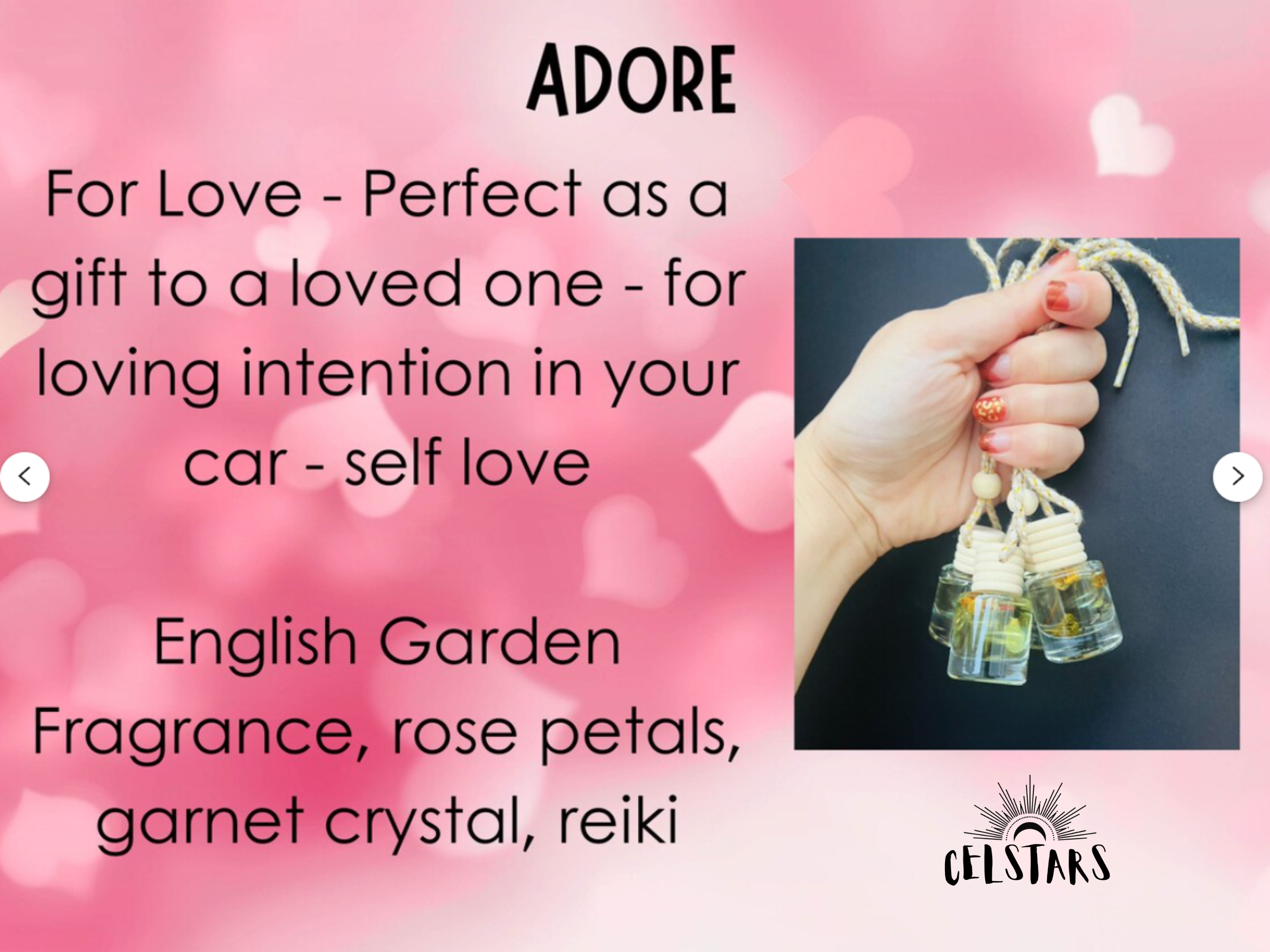 CelStars – wholesale Car Freshener - Unisex – Intention Car Diffuser Air Freshener Non-Toxic Reiki Infused5