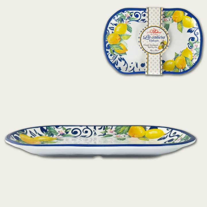 Bricka La Costiera Citroner i Melamin för wholesale av ARCA ITALY