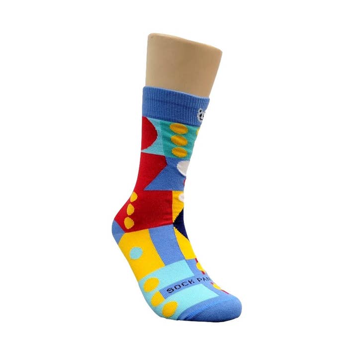 Sock Panda - Wholesale Socks - Kids - Fun Abstract Geometric Pattern Socks - Tween Size2