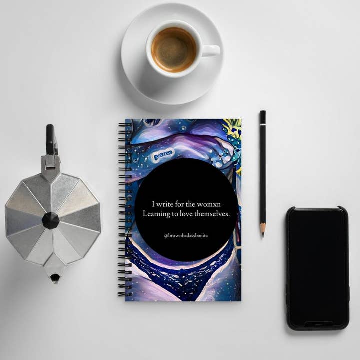 Ich schreibe für die Womxn Learning To - Notizbuch für den Großhandel von Badass x Bonita