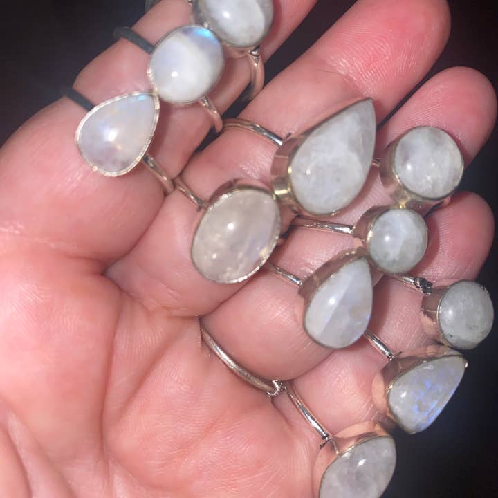Moon River Designs - Wholesale Cocktail/Statement Ring - Moonstone Rings Fitted