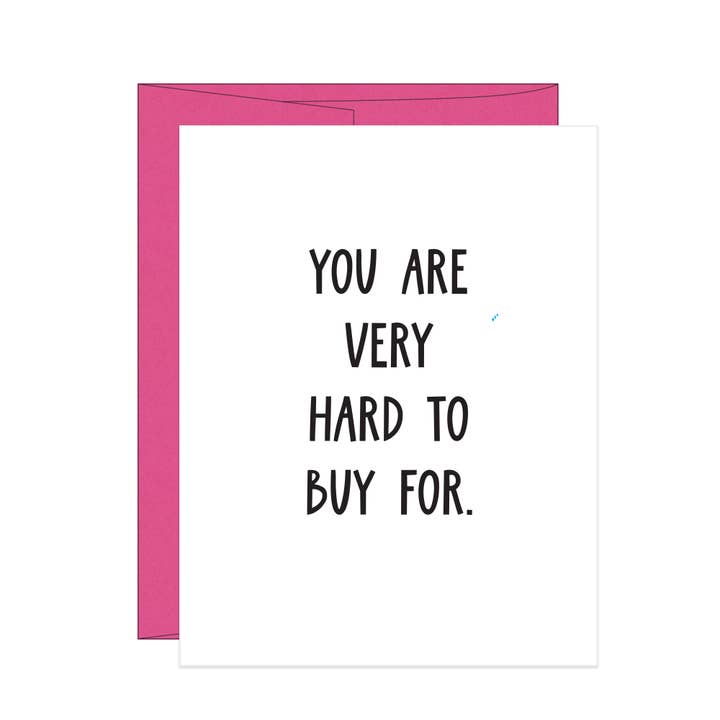 You Very Hard to Buy For for wholesale by Stack Paper Press