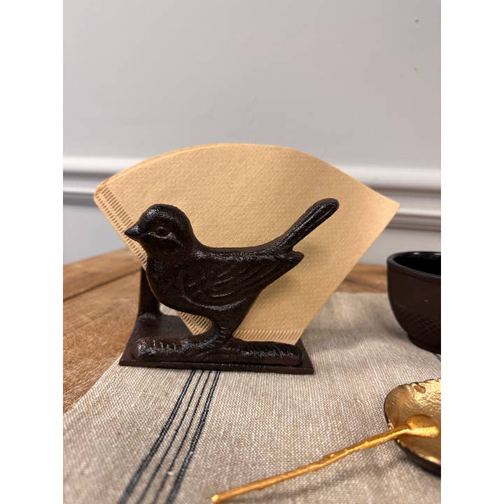 Vagabond Vintage - Wholesale Napkin Holder - Rustic Cast Iron Napkin Holder-Bird