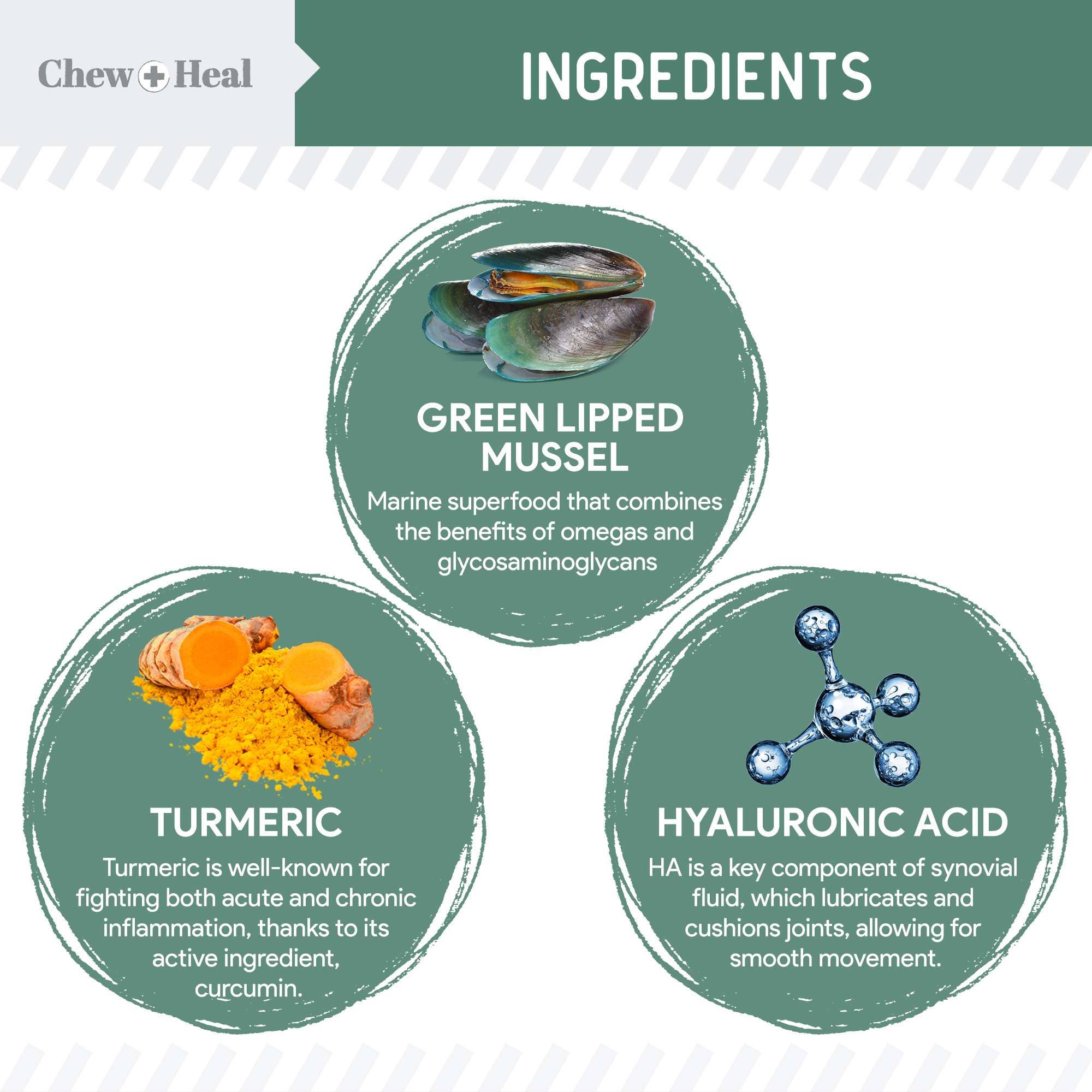 Chew + Heal - Wholesale Pet Supplement - Dog - Senior Advanced Hip and Joint Soft Chews - Upgraded Formula3