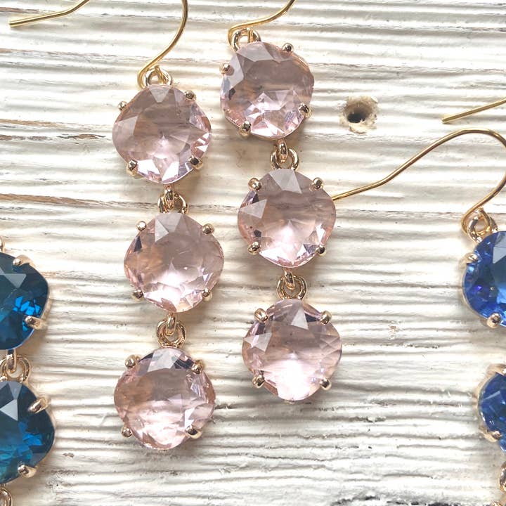 VB&CO Designs Handmade Jewelry - Wholesale Dangle Earrings - Crystal Earrings Spring Summer Easter Jewelry boutique salon