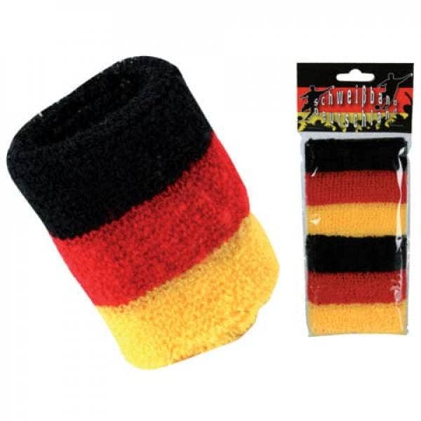 Kinky Pleasure - Wholesale Wristband - Timmy Toys - 00/0766 - German Flag Sweatbands - 1 Piece0