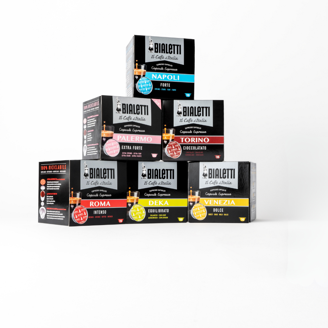 And Co. Brands – wholesale Coffee pods – Bialetti Caffe’ d’Italia Coffee Capsules x 1613