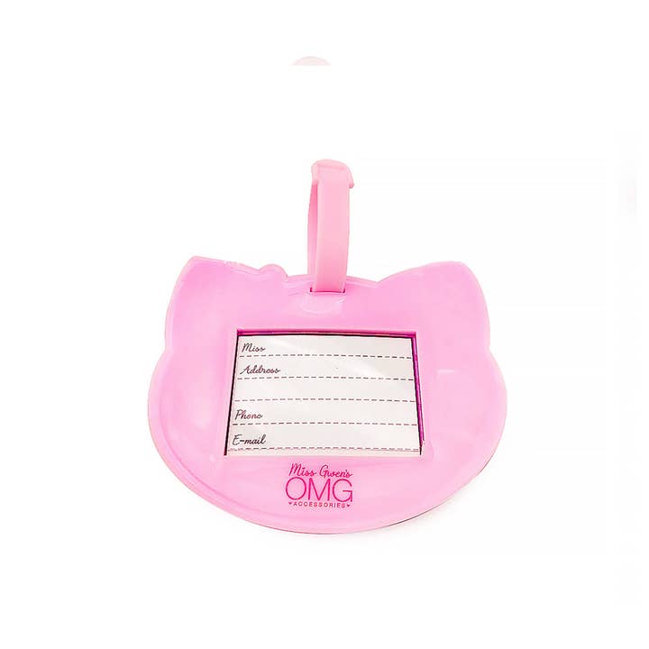 OMG Accessories – wholesale Luggage tag – Miss Bella the Kitty Luggage Tag 2 Piece Set