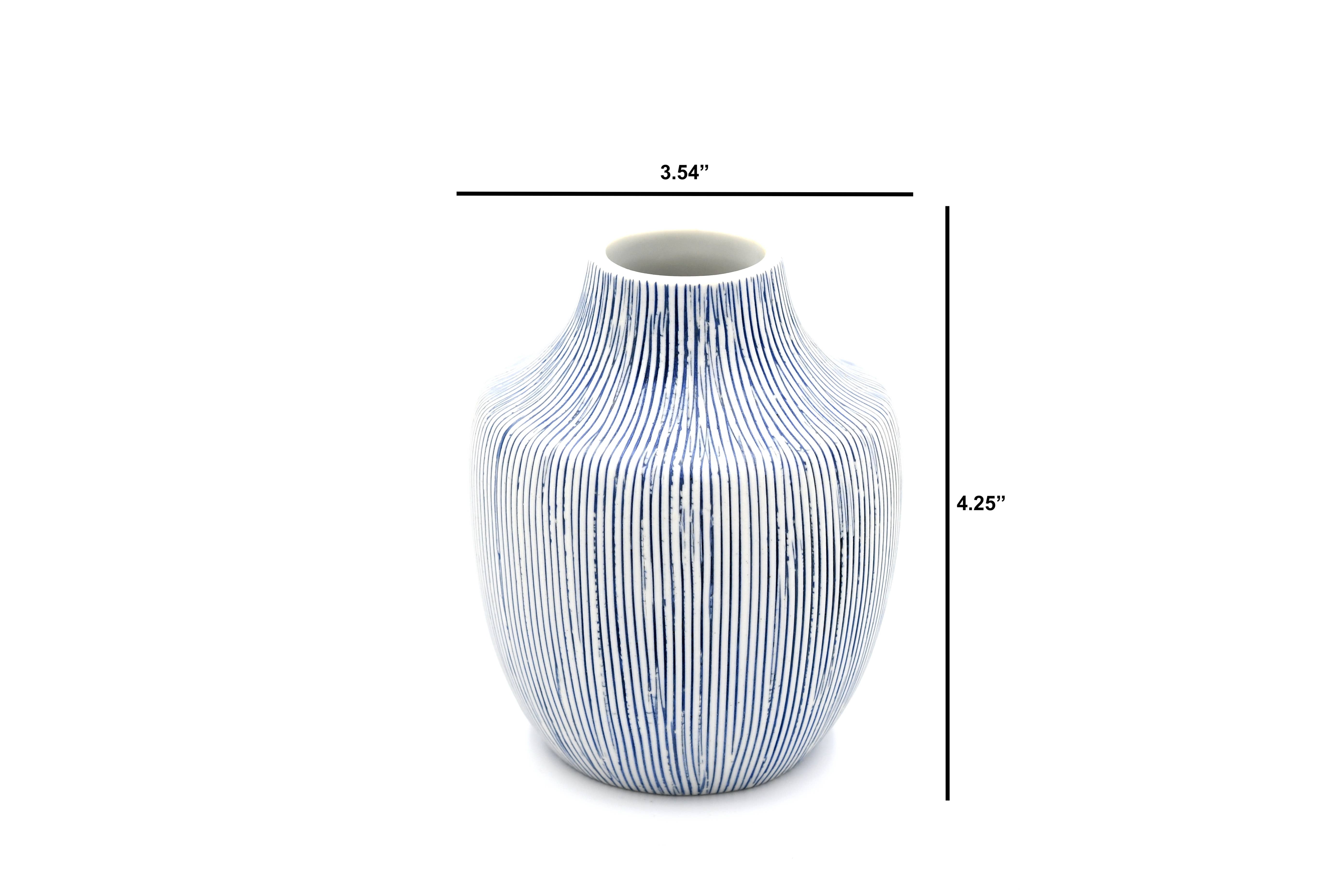 Art Floral Trading LLC - Wholesale Vase - 1574W27 INCA MINI S-Handcrafted Porcelain Vase1