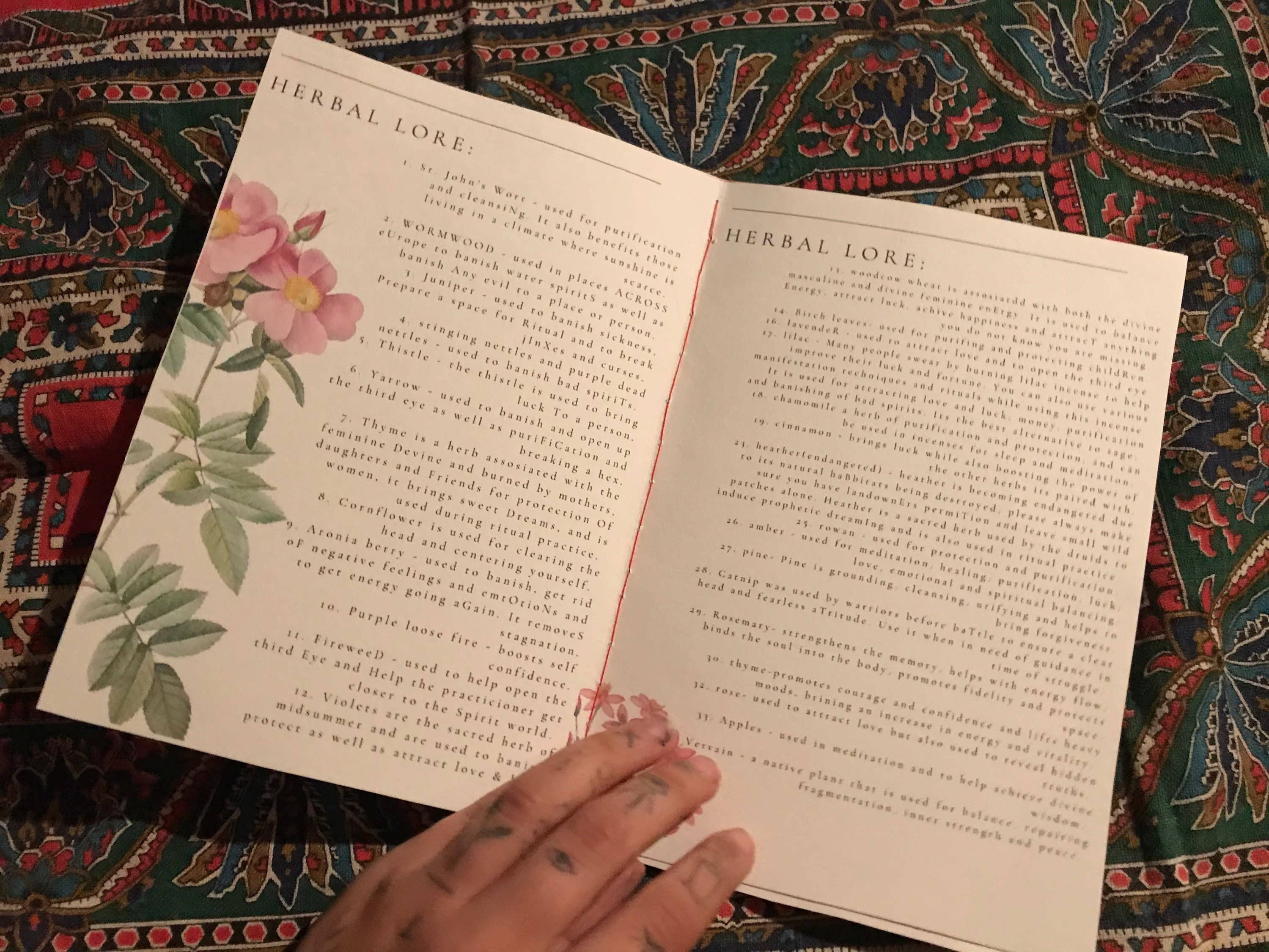 lotusleafaltars – wholesale Crafts, hobbies & DIY book – Smoke Cleansing and Herbal Lore Zine1