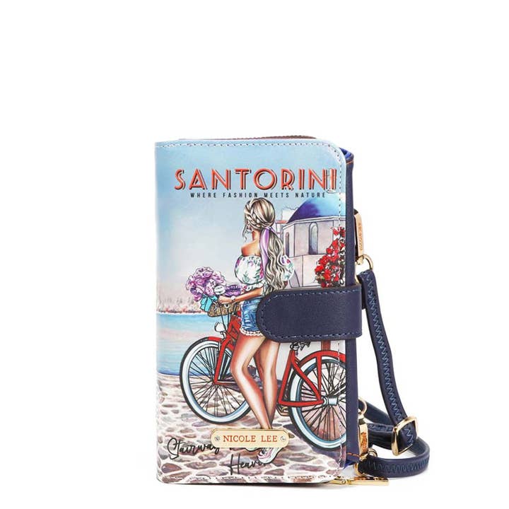 FUNDA MOVIL PLEGABLE CON FUNCIÓN DE BANDOLERA para venta al por mayor de Nicole Lee