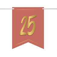 Bunting Garland DIY Ålder Golden Dusk - 4 meter för wholesale av Folat BV