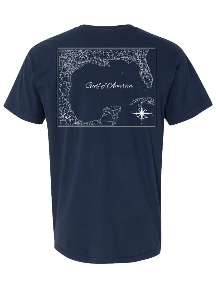 Southern Down Outfitters - Vendita all'ingrosso Maglietta serigrafata - Uomo - Maglietta Golfo d'America