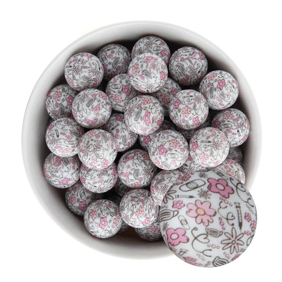 Cara & Co Silicone Craft Supply - Wholesale Craft Supplies - Standard Silicone Print Beads41