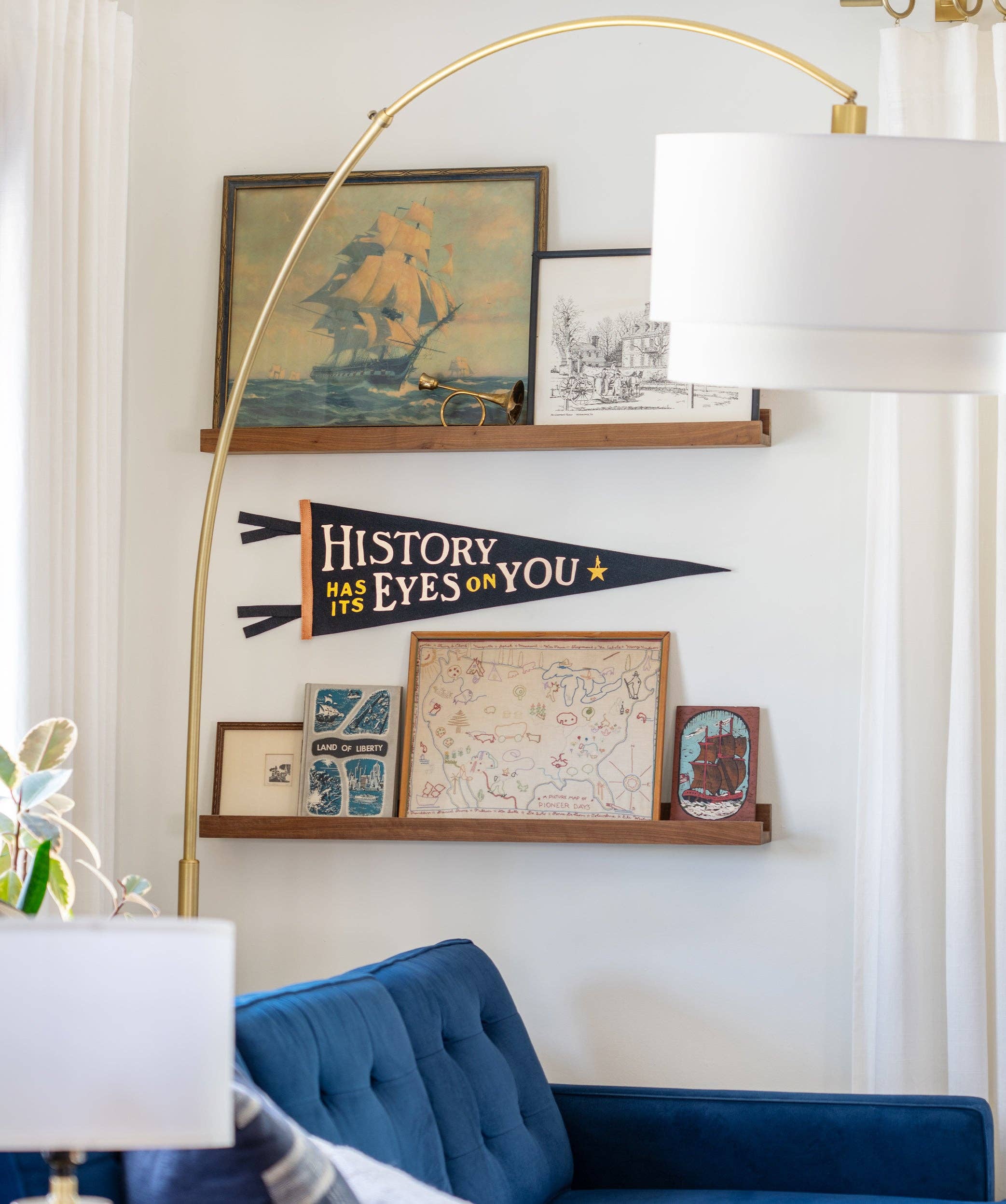 Oxford Pennant - Vente Drapeaux - Bannière "L'Histoire a les yeux sur toi" • Hamilton x Oxford Pennant1