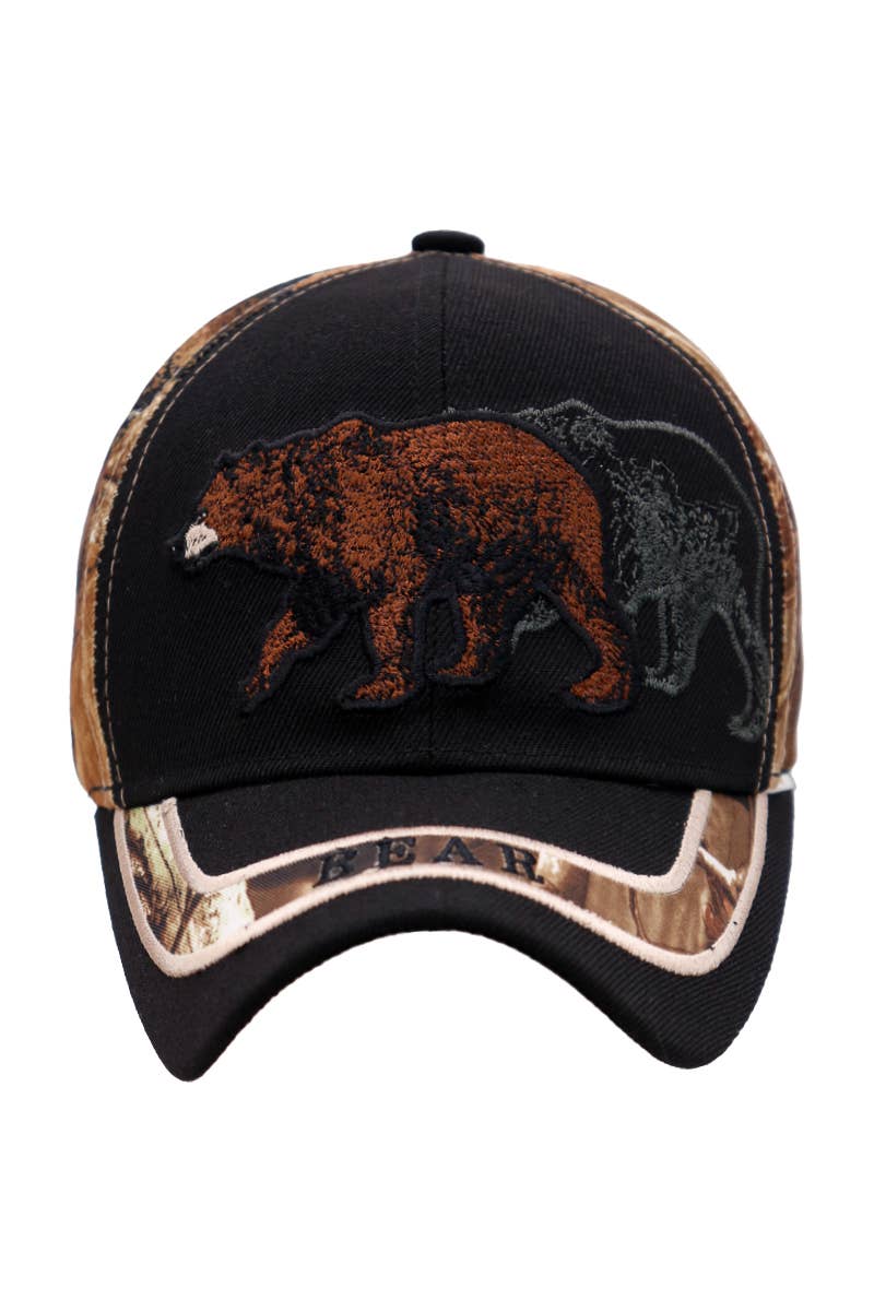 Cap Zone - Wholesale Baseball Cap - Unisex - Grizzly Bear Logo Baseball Cap4