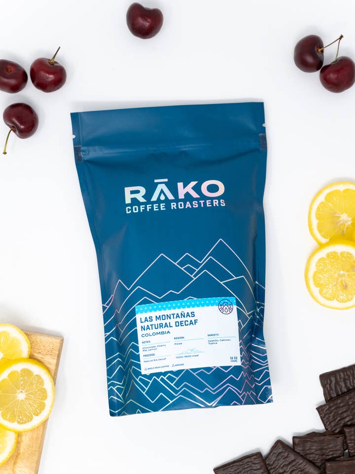 Las Montañas Natural Decaf - Colombia for wholesale by RAKO Coffee Roasters