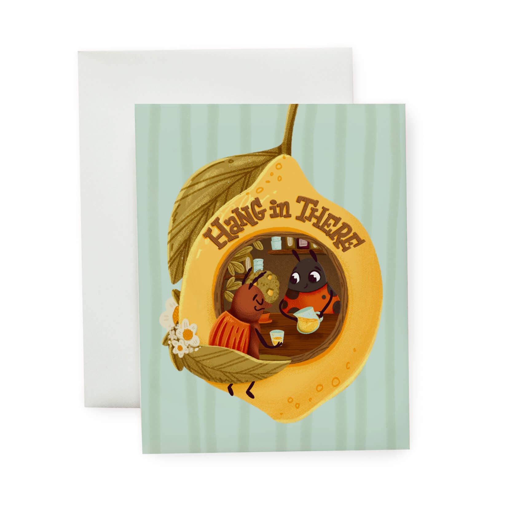 Wallflower Studio Co. - Wholesale Encouragement Card - Hang In There Greeting Card