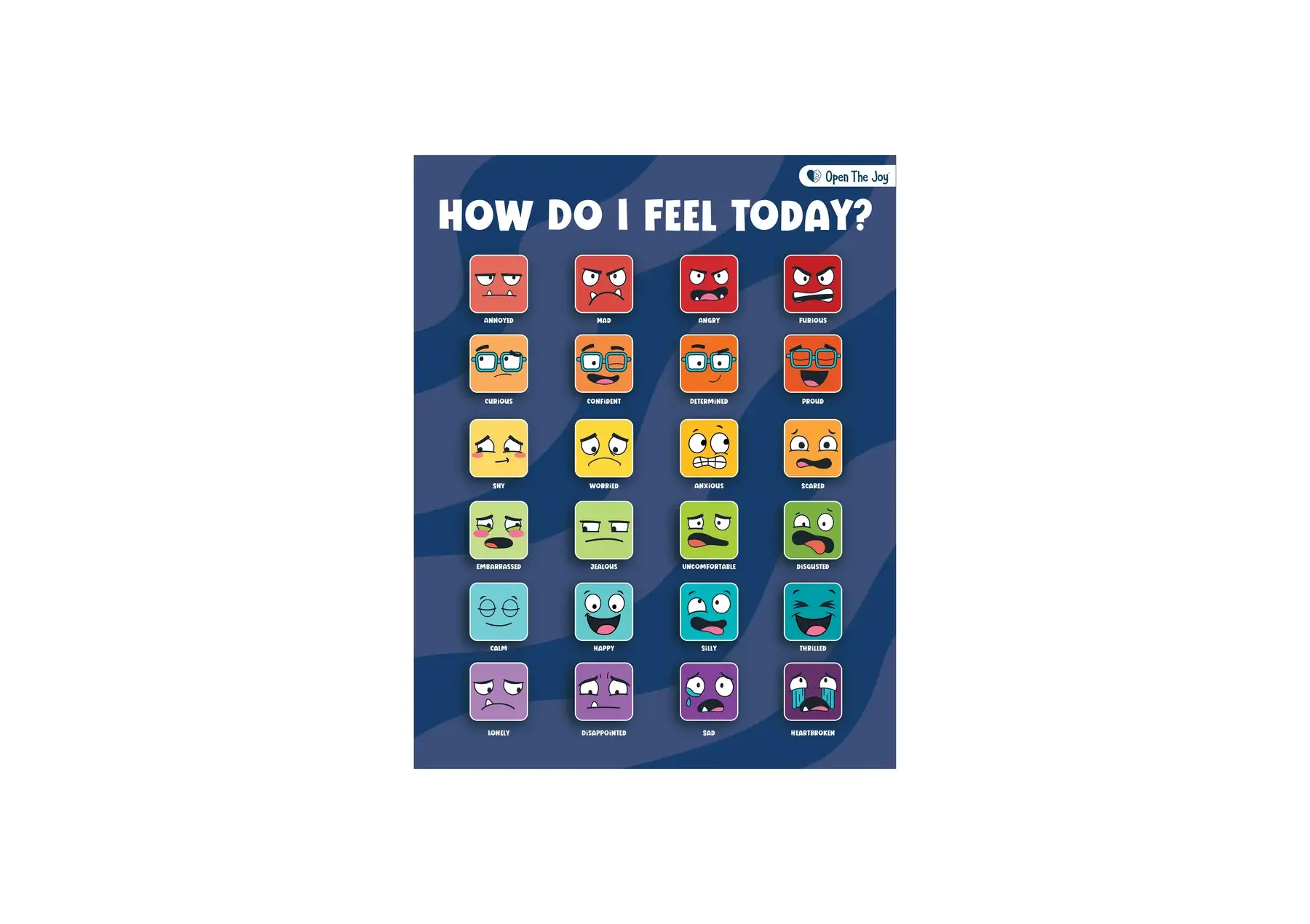 Open The Joy - Wholesale Poster - Emotions Poster Pack2