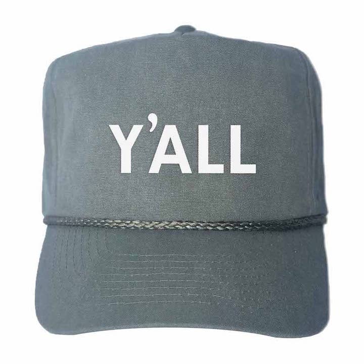 Frankie Jean - Wholesale Trucker Hat - Unisex - Y'all Canvas Trucker Hat1
