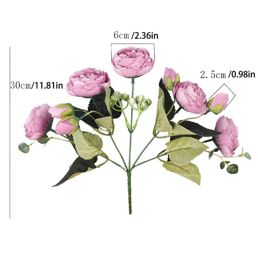 kitchenjoint - Wholesale Artificial Flowers - Peony Silk Faux Flowers3