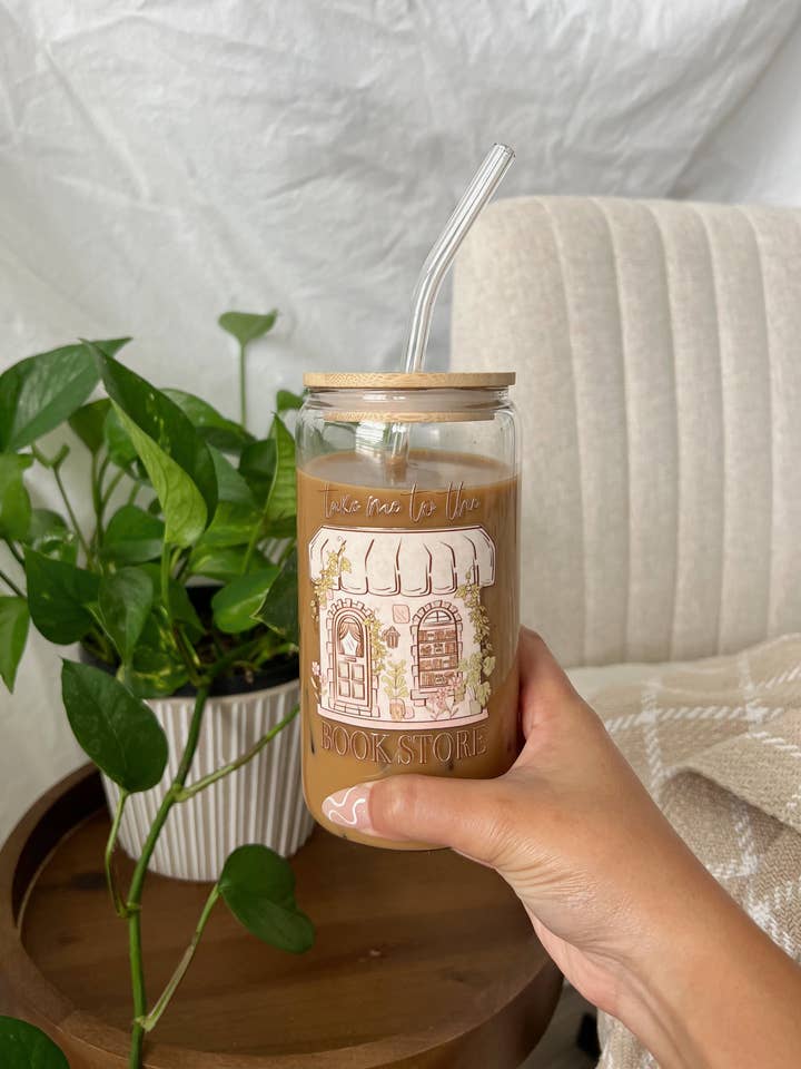 Ta mig till bokhandelns iskaffeglas för wholesale av Birdie & Co.