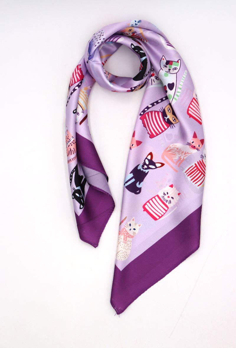 LIL' MOON - Wholesale Scarf - Women's - Square #SQ2300218