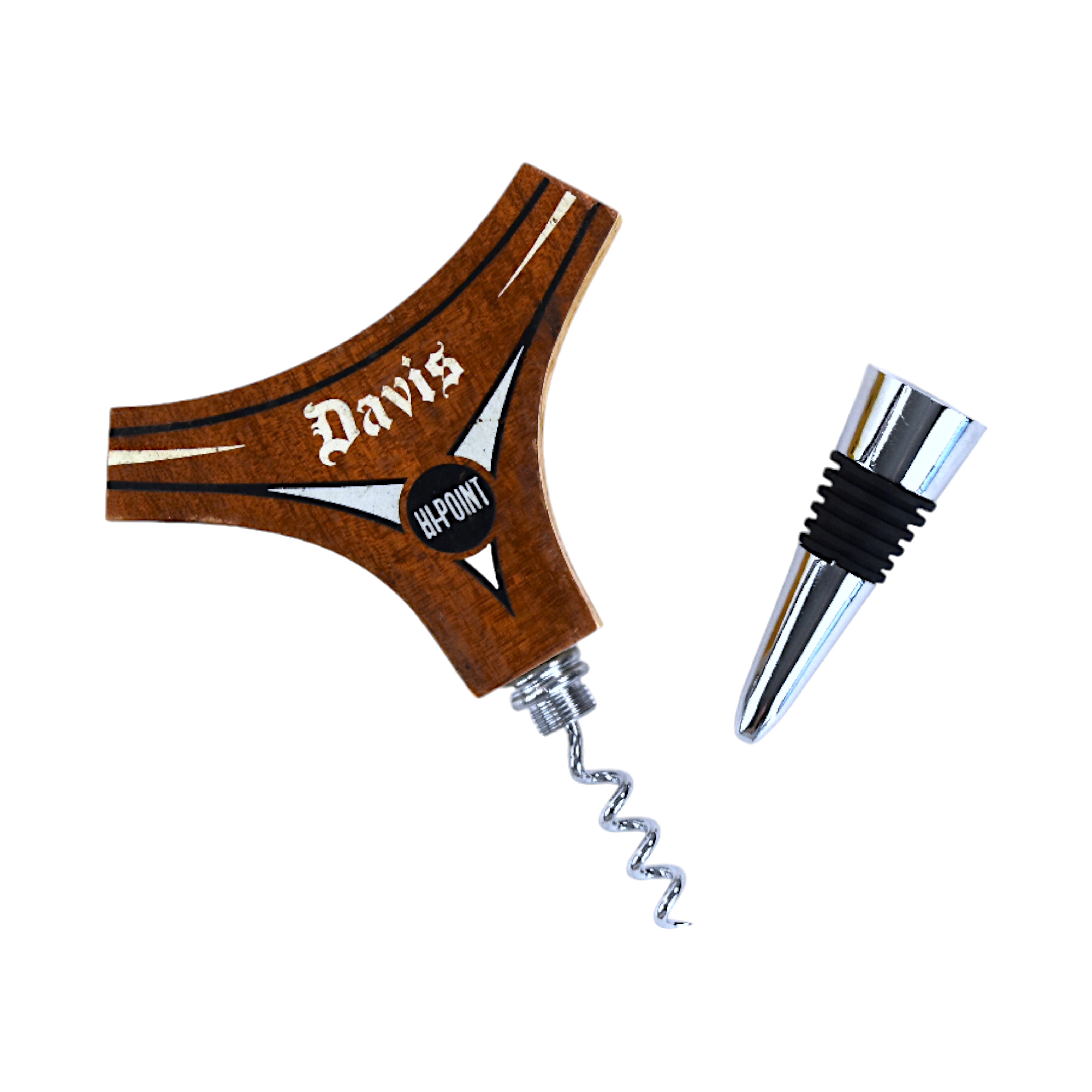 Racquet Inc - Wholesale Bottle/Wine Opener - Antique Wooden Tennis Racquet Wine Bottle Opener1