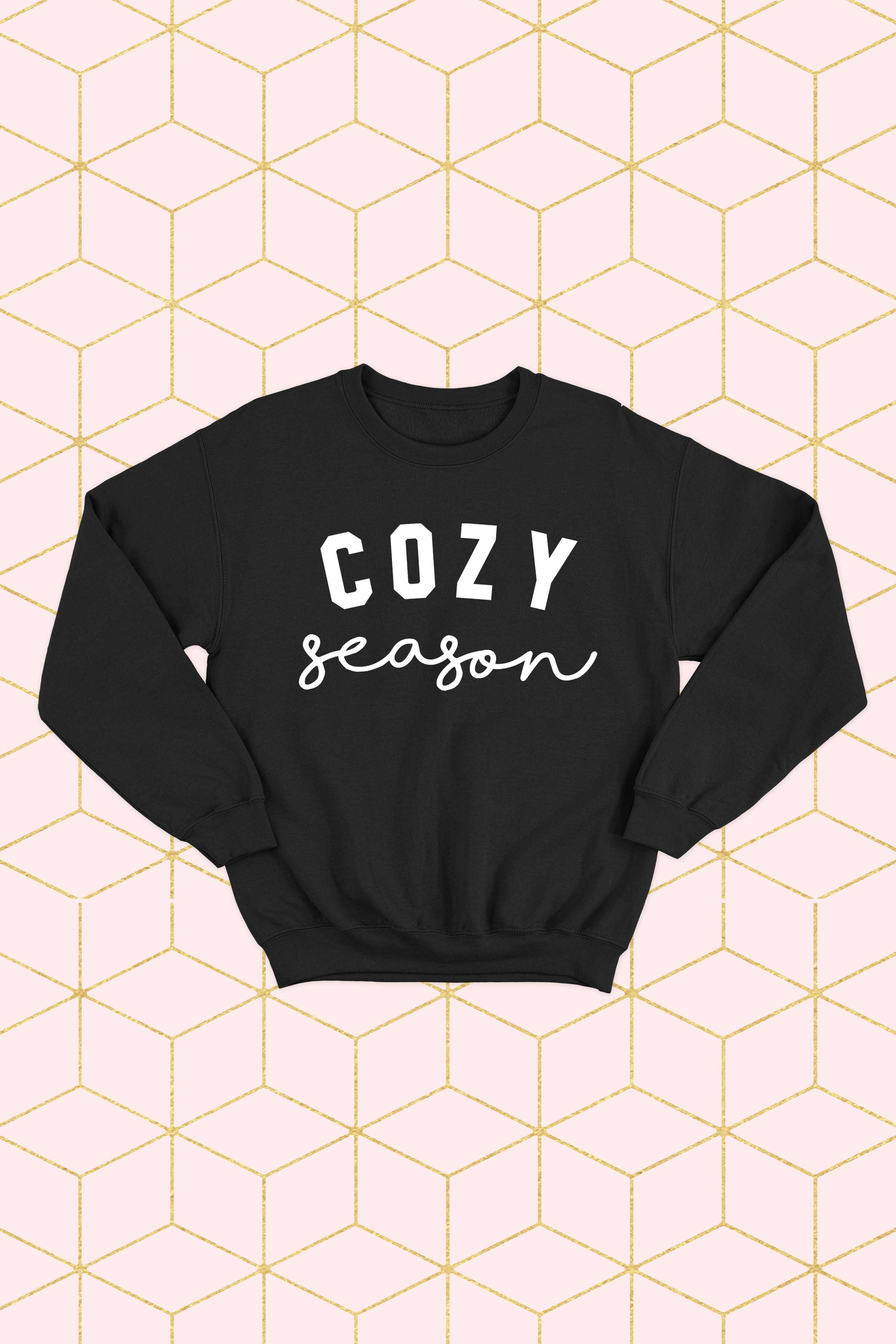 cozy season sweatshirt