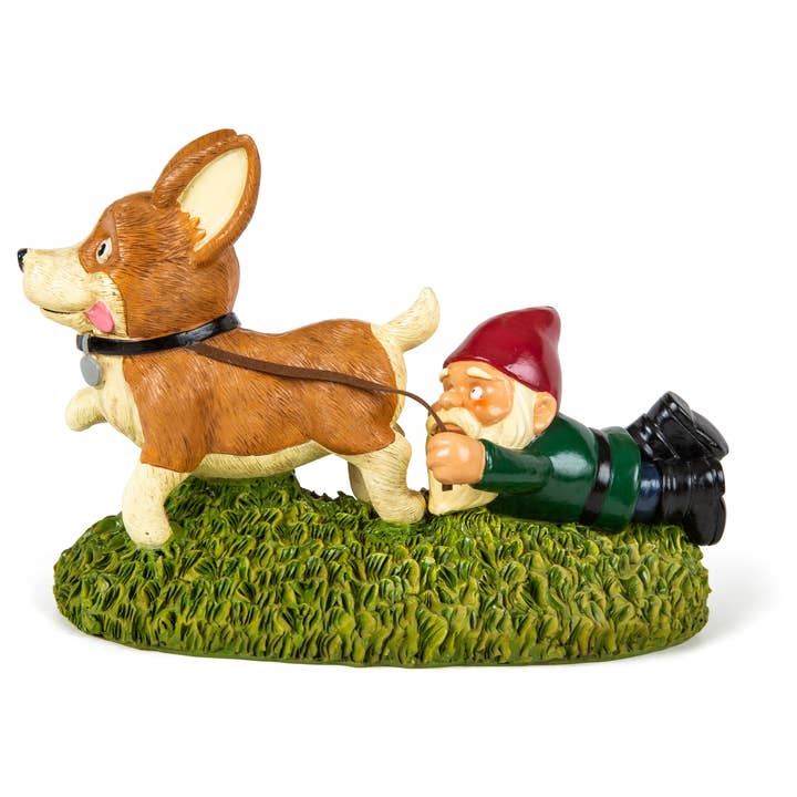 BigMouth Inc - Wholesale Garden Gnome - Dog Pulling Gnome