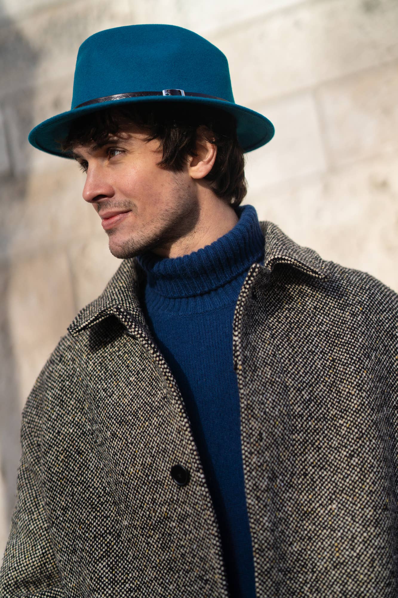 M BY FLECHET - ESSENTIALS - ALP1 - Wholesale Fedora - Men's - Wool Felt Hat - 1HS624