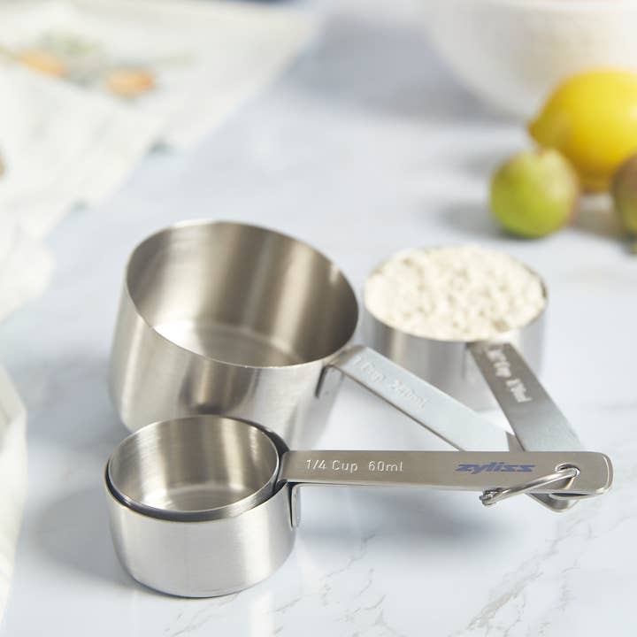 DK Household Brands (Zyliss, Cole & Mason, AdHoc, SwissMar, Culinare, Ken Hom) – wholesale Measuring cup – Zyliss Stainless Steel Measuring Cups