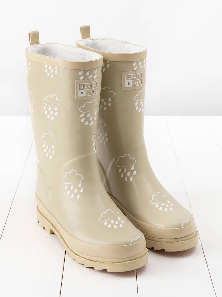 Grass & Air - Wholesale Rain Boots - Women's - Stone Adult Colour-Changing Winter Wellies0