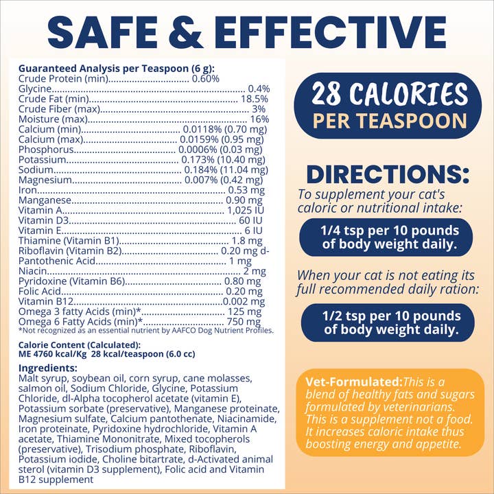 Under the Weather Pet - Wholesale Pet Supplement - Cat - Ready Cal High-Calorie Supplement For Cats + Electrolytes