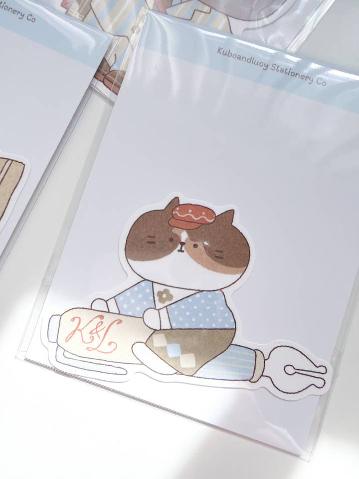 Kuboandlucy Stationery Co x Idiot Sandwich | Fountain Pen Vinyl Sticker for wholesale by Kuboandlucy Stationery Co