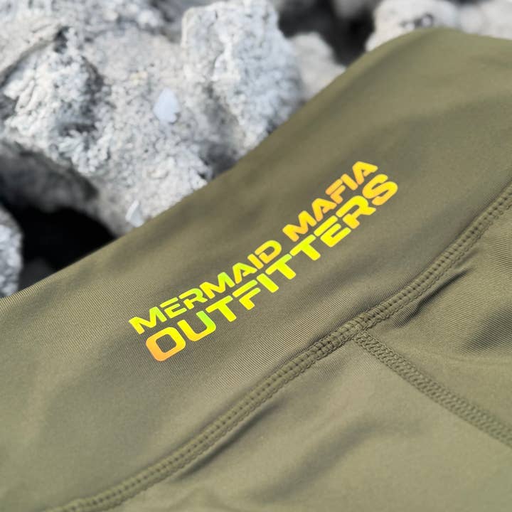 LORELEI MESH POCKET COMPRESSION LEGGING for wholesale by Mermaid Mafia Outfitters