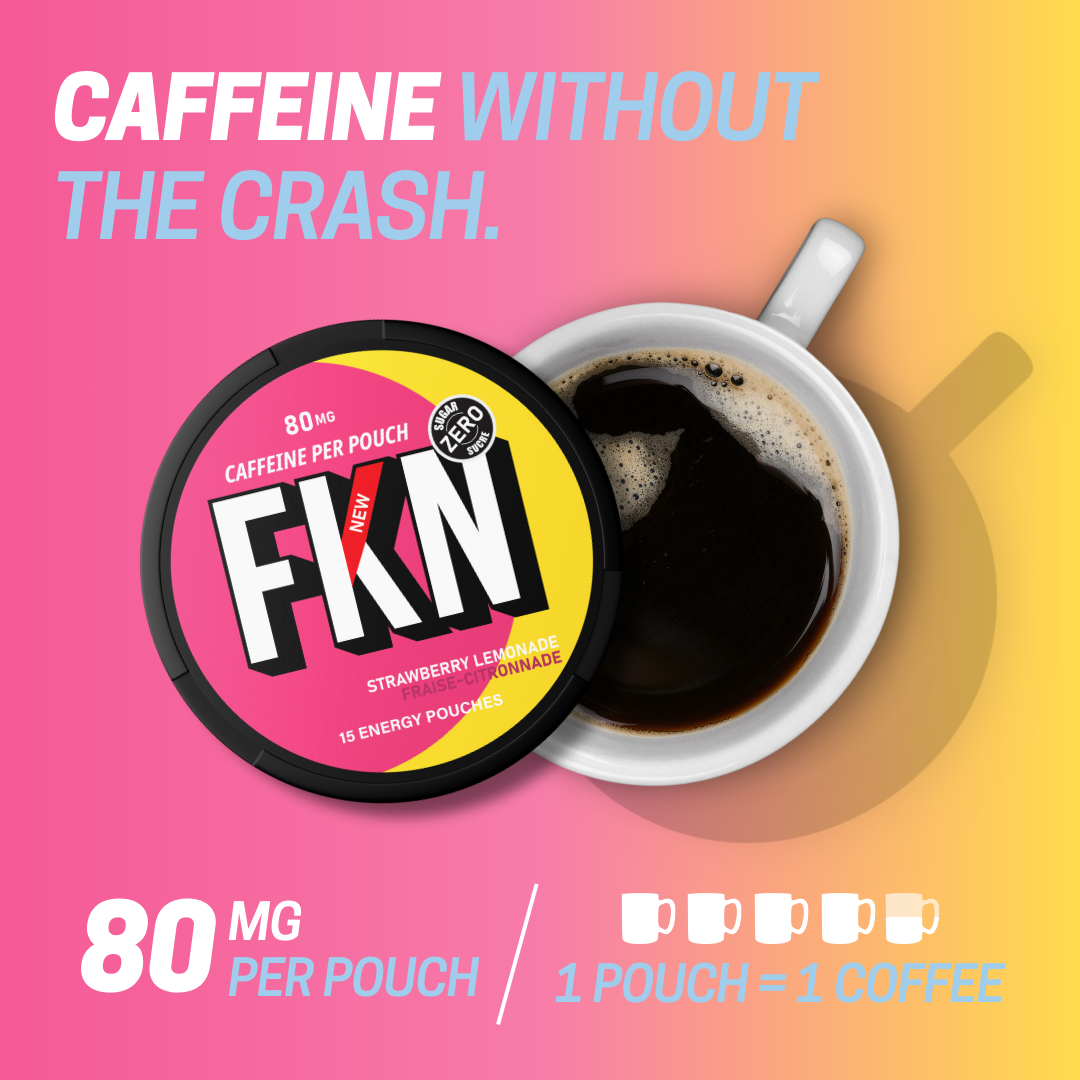 FKN Rich - Wholesale Powdered Health Drink - FKN Caffeine Pouches (Strawberry Lemonade) 80MG1