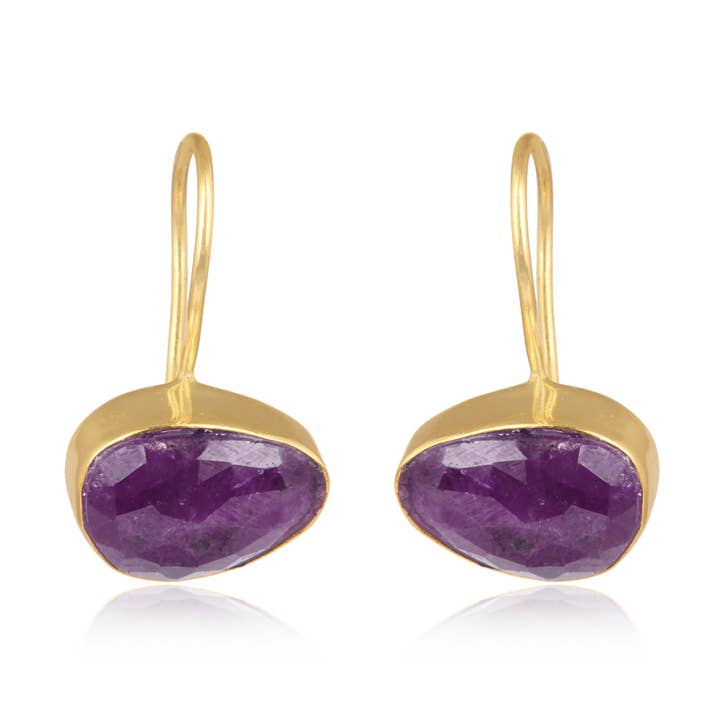 Amethyst Danglers for wholesale by Mined Jewels