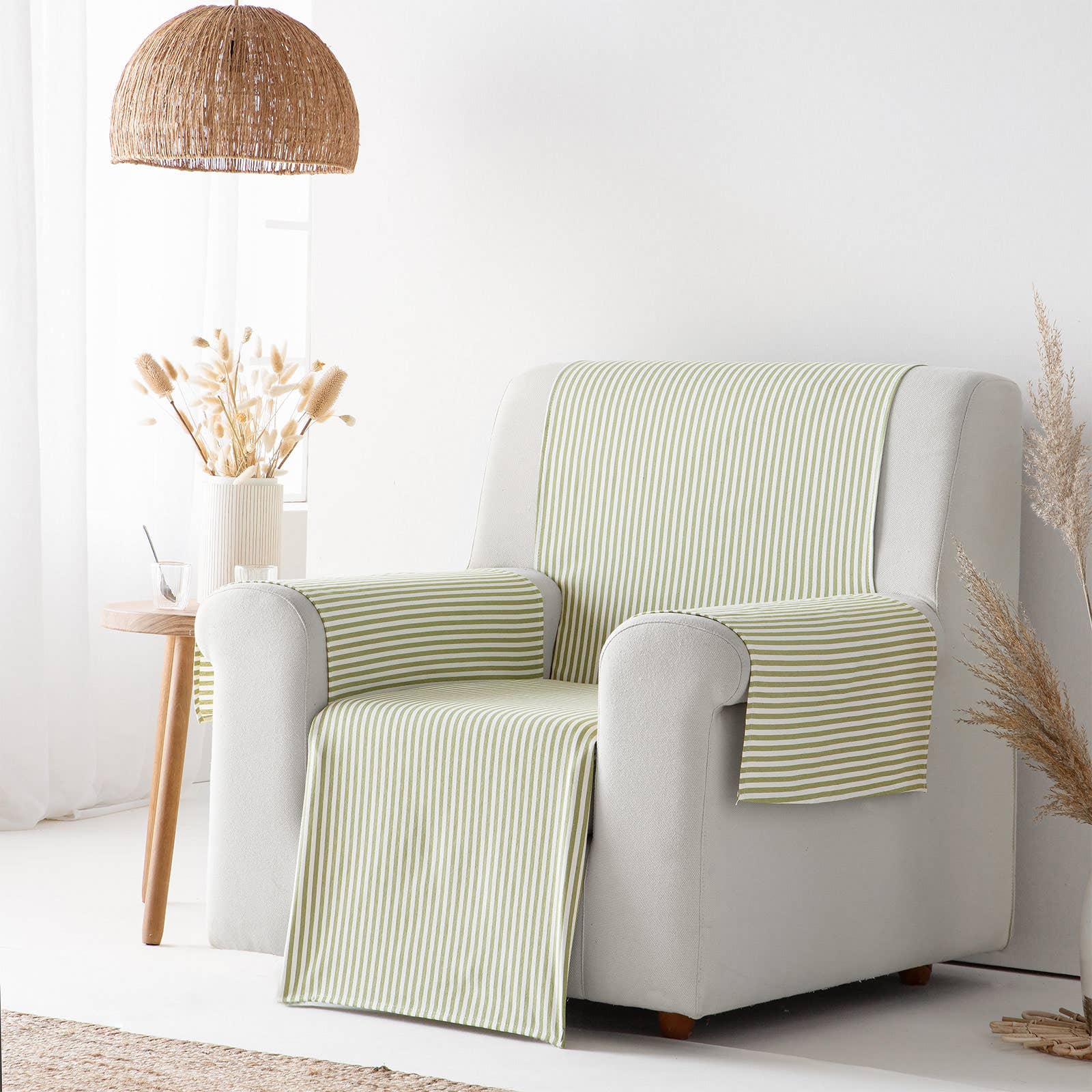 GAMUSI - Wholesale Chair/Sofa Slipcover - Smooth cotton plain sofa cover ALICANTE34