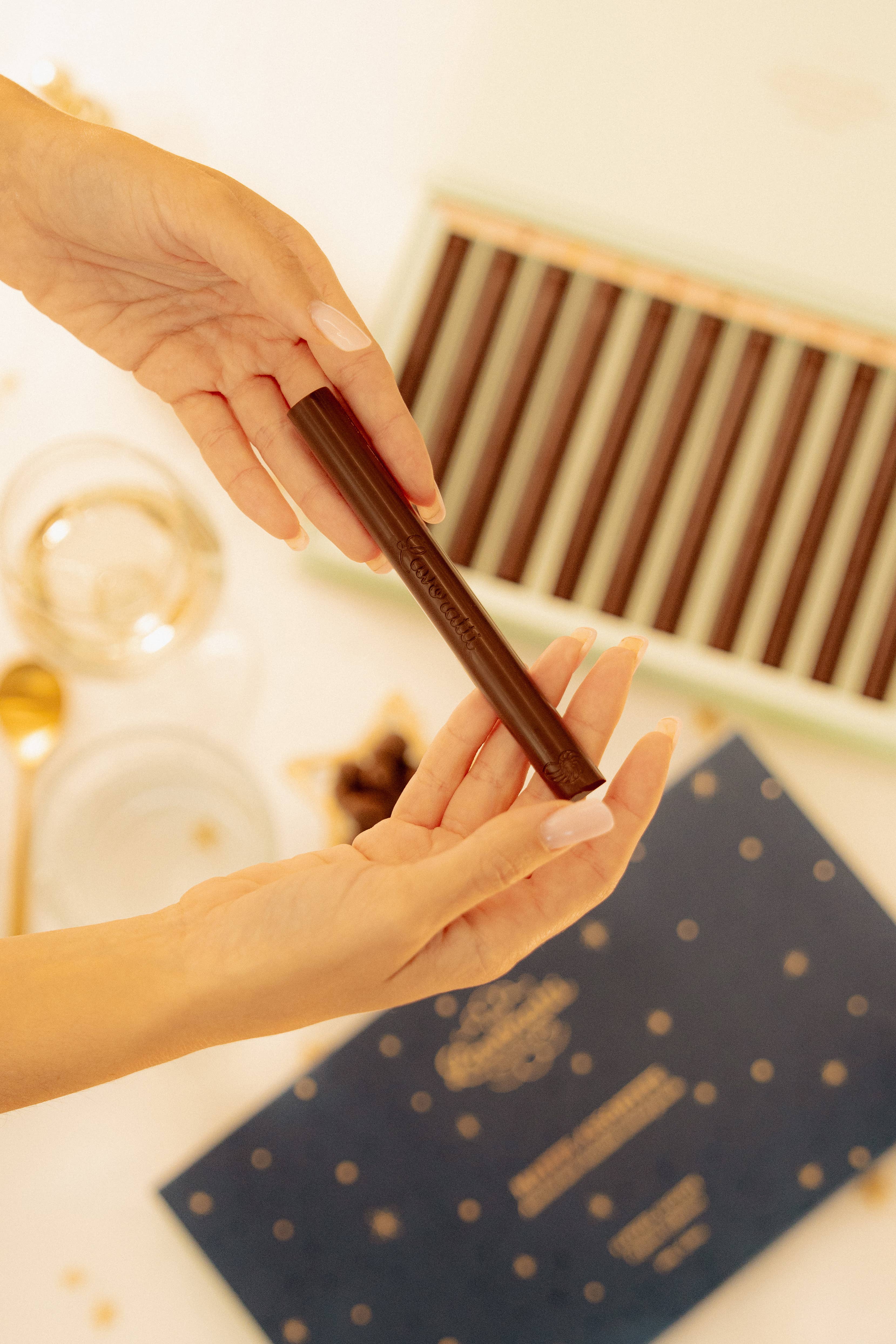 Cioccolato Lavoratti 1938 – Großhandel Schokoladenschachtel – 12er Set Schokoladenstifte, Weihnachtsedition2