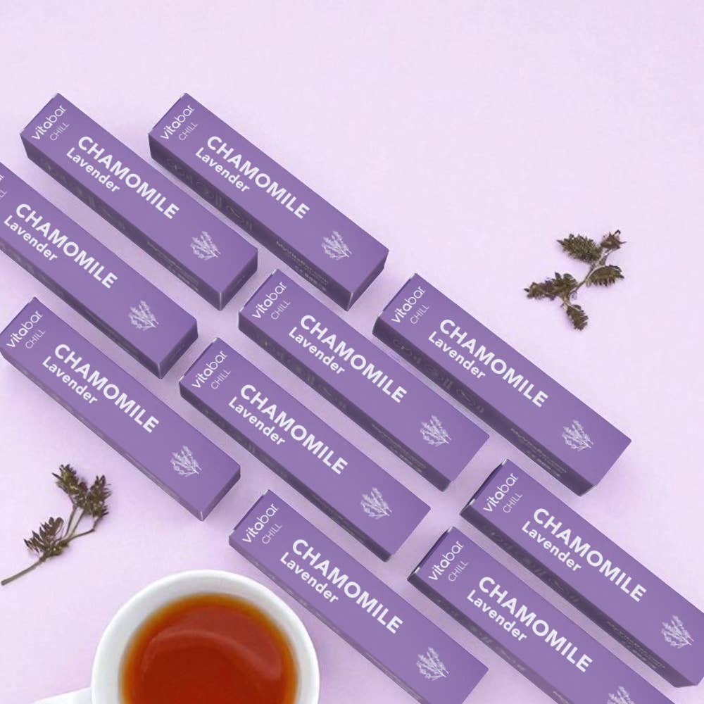 VitaBar - Wholesale Aromatherapy Inhaler - CHILL - Chamomile - Lavender Flavor 10-PACK3