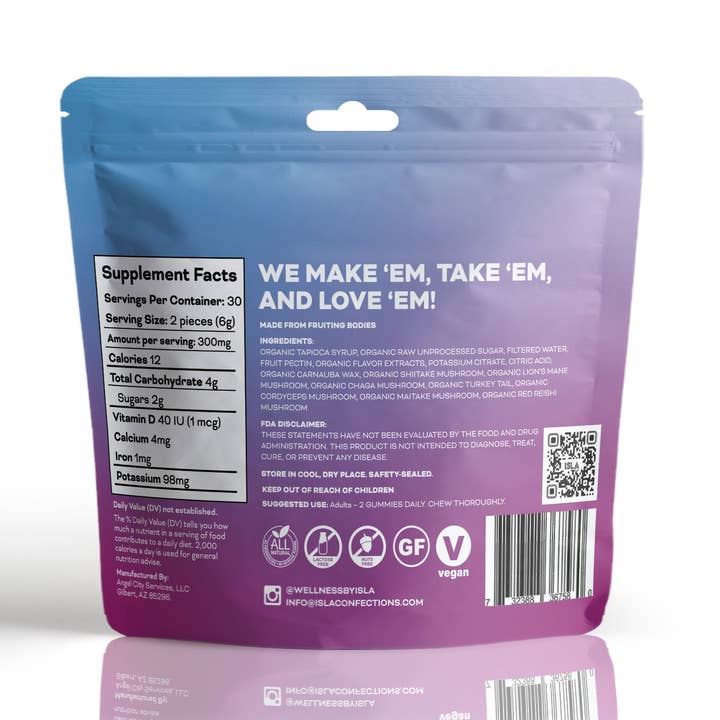 Isla Wellness - Vente Supplément oral/vitamine - Gummies de concentration3