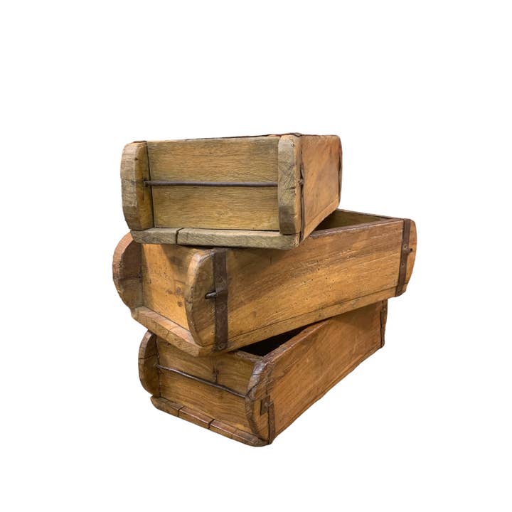 Asia West – Großhandel Hochbeet – Pflanzgefäß aus recyceltem Teakziegel-Formteil5