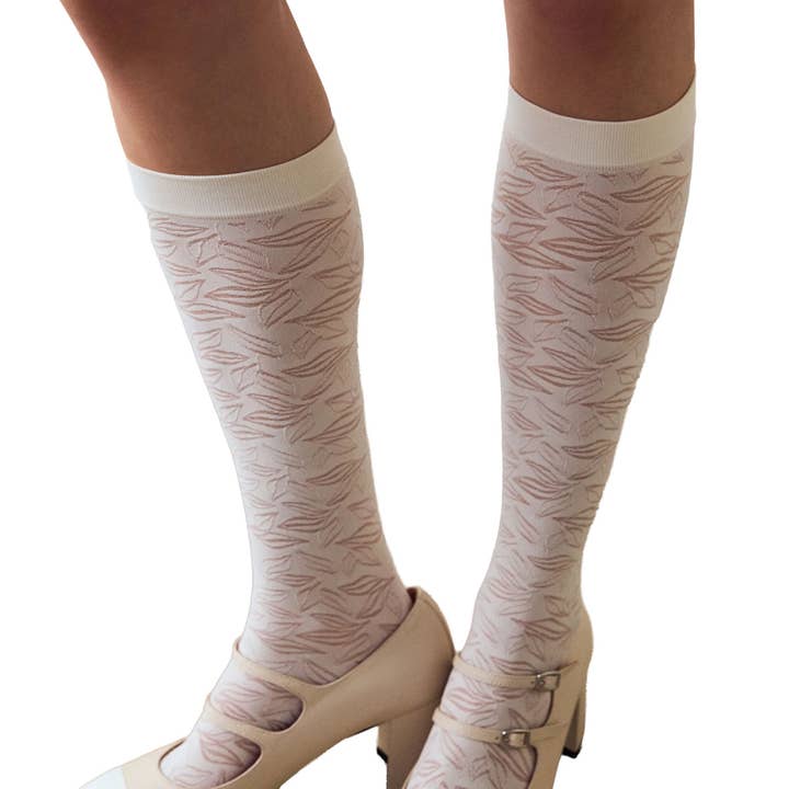 Penti Chic Blommiga Knästrumpor för wholesale av Fashiontight